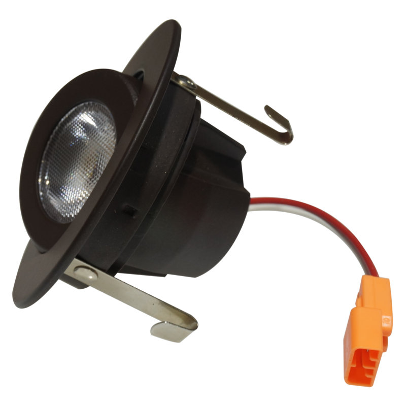 Ensemble d'éclairage encastré 3,13 "Remodel LED Retrofit, Bronze frotté à l'huile, 3000 K