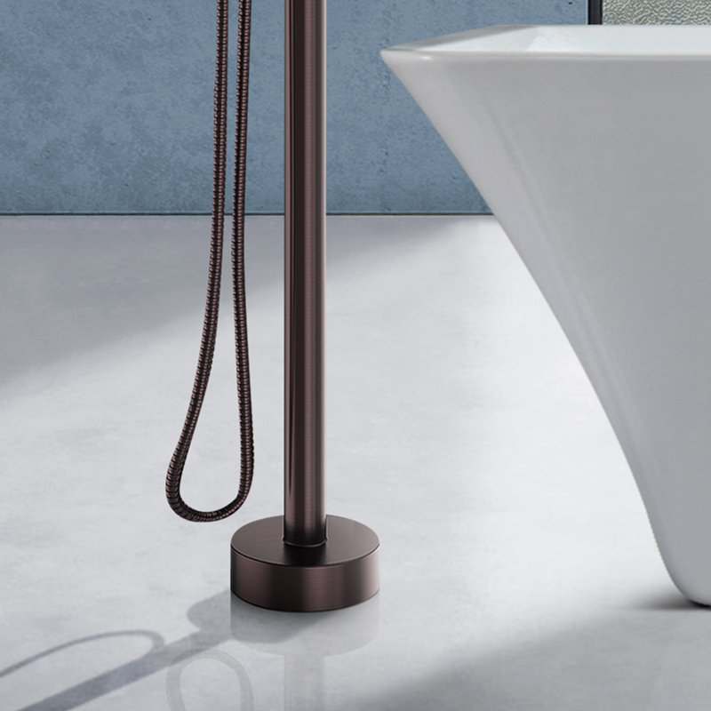Floor Tub Filler with Diverter, Oil Rubbed Bronze