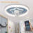 Keyann 12'' Ceiling Fan with LED Lights