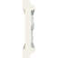Rail de chaise rose H 3 1/4 po x P 3/4 po, L 94 1/2 po (répétition 9 1/2 po)