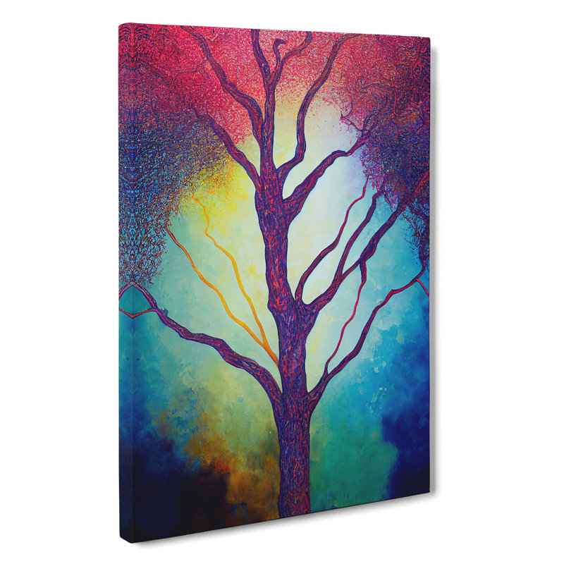 A Painted Tree No.3, 50cm H x 35cm W x 3cm D