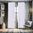 Polka Dots Semi-Sheer Rod Pocket Curtain Panels-45201943