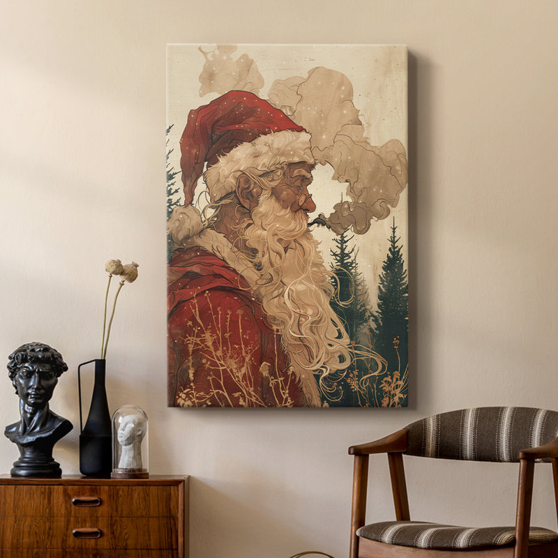 Art des fêtes de Noël DCxxxi - galerie sur mesure Cavas, H 18 po x l 12 po