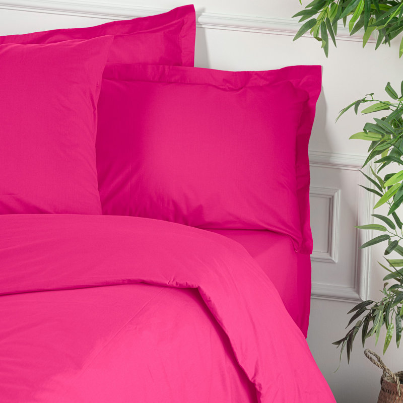 Premium Quilt Cover, Dusty Rose, 61.0 x 86.6 inches | 100% Cotton Ranforce, 155 Thread Count | Machine Washable, Button Closure | Soft, Breathable, & Durable Bedding for Luxurious Comfort