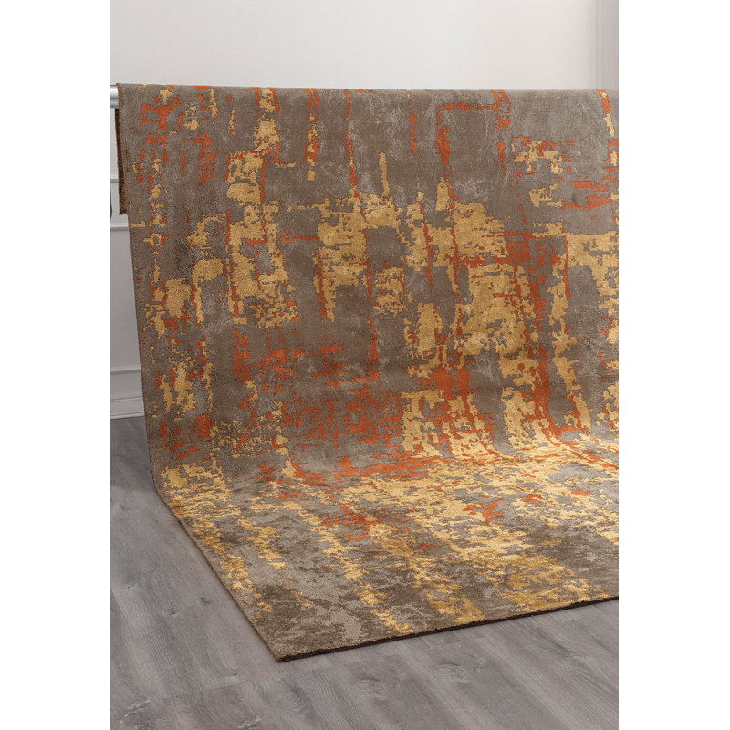 Amiin Abstract Hand Loom Indoor / Outdoor Area Rug, Rectangle 200 x 250cm