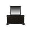 Miroir de commode rectangulaire Wellington