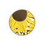 Tapis jaune à motif de tournesol de style Waso-119156413