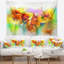 Gerbera jaune vif en polyester et tapisserie marguerites avec accessoires suspendus inclus-28490380