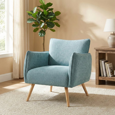 Carvalho Upholstered Soft Touch Fabric Armchair