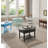 Coastal Solid Wood Oval Coffee Table-1617759630
