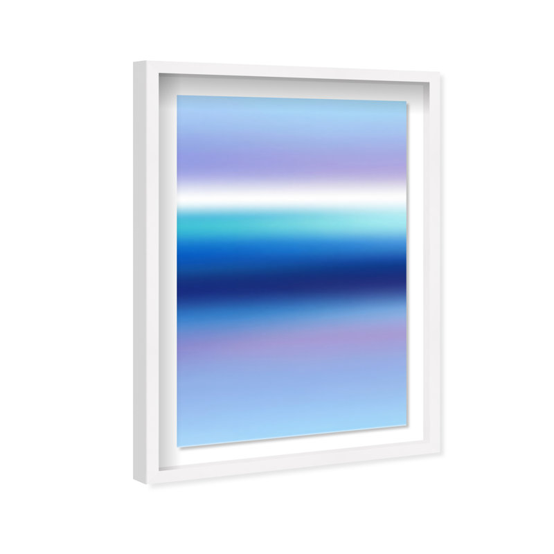 Moonlit Gradient Print by Oliver Gal, 16.5"H x 11.5"W, White Shadowbox