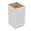 Armoire de base à porte simple en bois massif blanc pour usage multiple, tablettes réglables, charnières à fermeture en douceur, système Easy Click, caoutchouc, tiroir, l 18 po, H 34,5 po, P 24 po avec tablettes Cuisine et garage