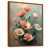 Toile avec cadre flottant brun