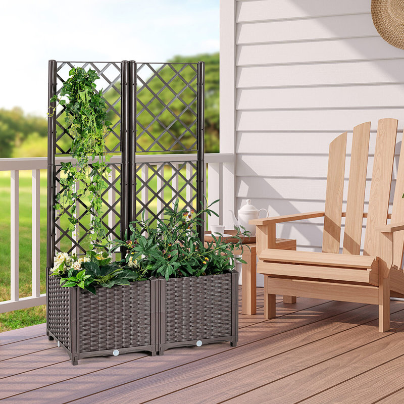 Sarha 32" W Raised Garden Bed with Drainage Holes