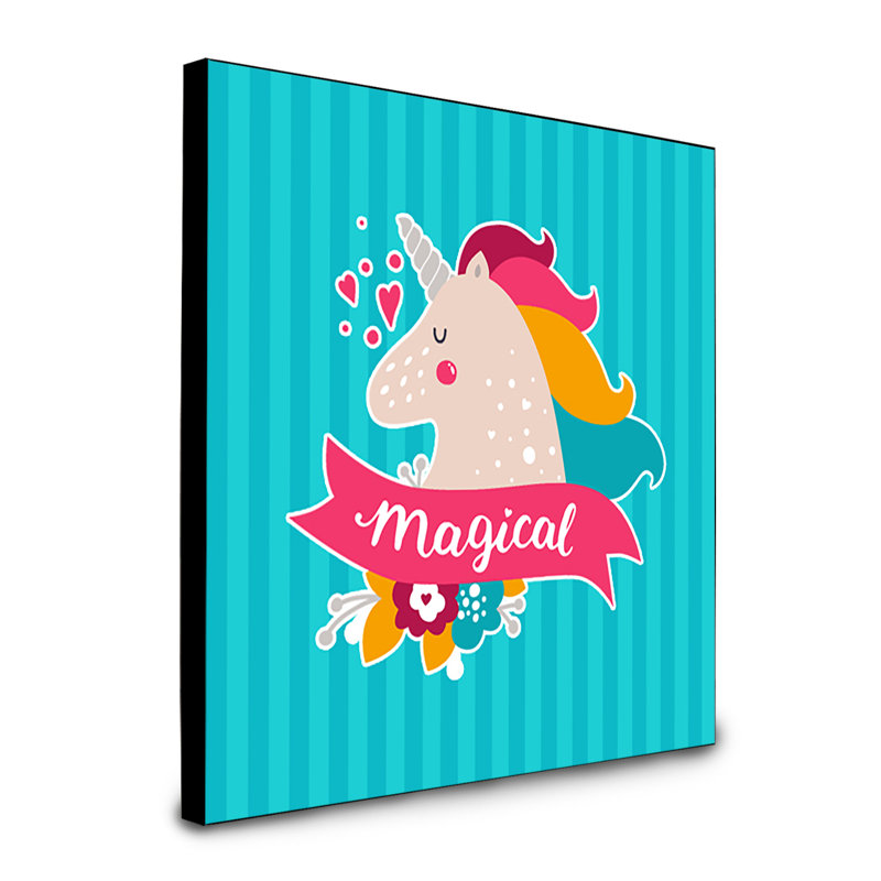 « licorne magique », art encadré Talmay
