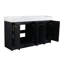 60 Inch Freestanding Bathroom Vanity with Resin Double Sink