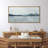 Abstract Navy Blue Mountain Lake Landscape Art Horizontal Panoramic Nature Living Room Decor-102833271-111696280