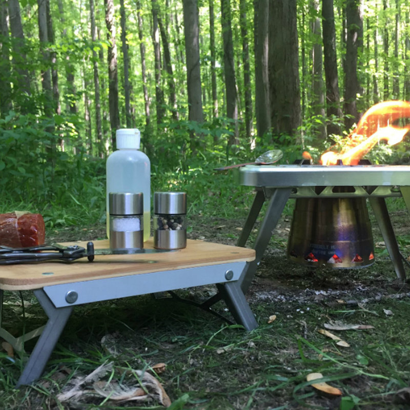 NCamp Single Burner Wood Burning Outdoor Stove