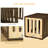 Furniture Style Dog Crate End Table with Removable Door Panel