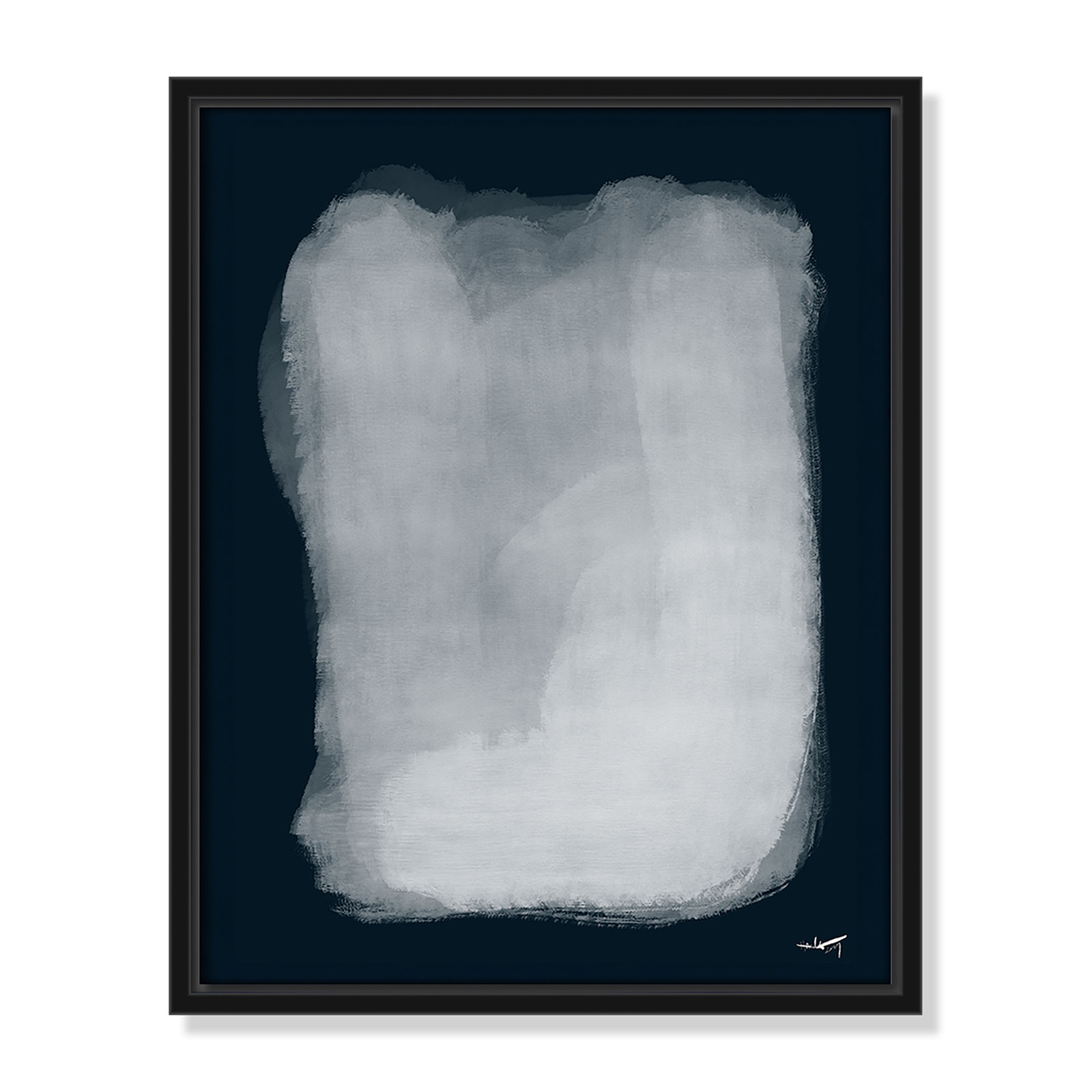 Gelder "Calme 001" Print by N.Atelier, Black, 15.5" H x 12.5" W