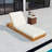 LOUNGE CHAISE SET, ACACIA WOOD WITH WATER-RESISTANT LOUNGE CUSHIONS (CREAM & 4 INCH THICK) - MATCHING DARK GREY VERSION AVAILABLE-255899413