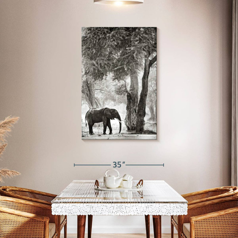 Brampt Wandering Elephant, 45" H x 30" W