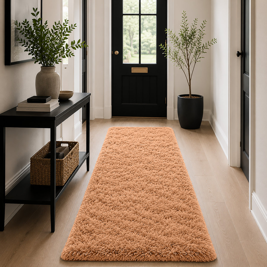 Luxury Plush Shaggy Area Rug & Runner, Soft Deep-Pile Non-Slip Living Room Carpet
