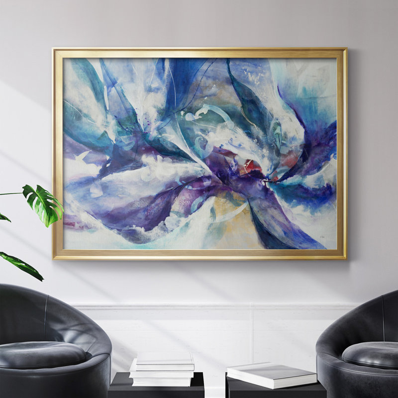 Aurora Petals - Reproduction de photo sur toile, H 30,5 po x l 42,5 po x P 1,5 po, Doré