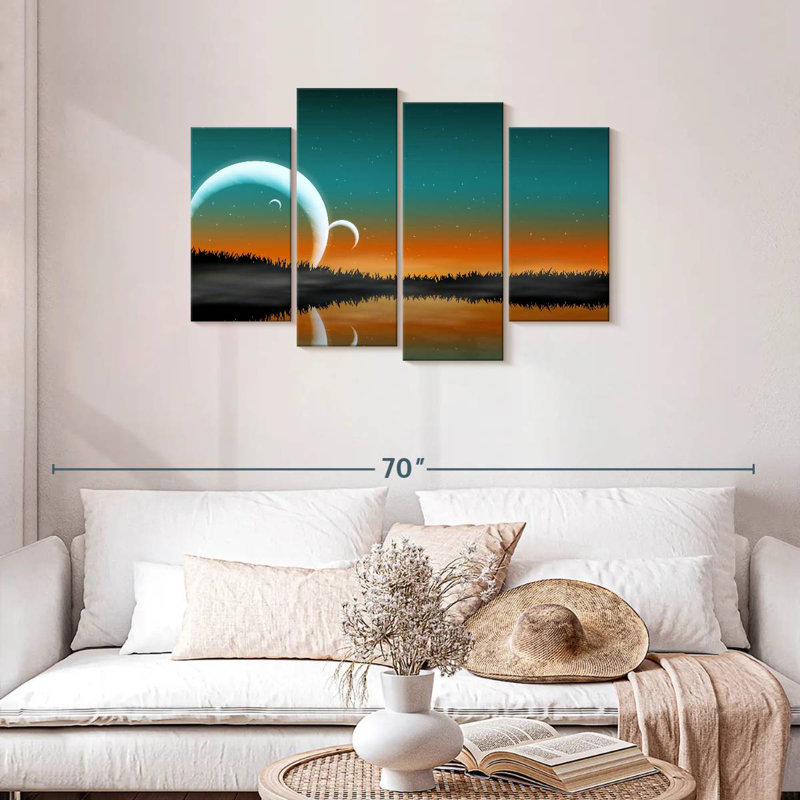 Kelan Space Landscape, 27" H x 43" W