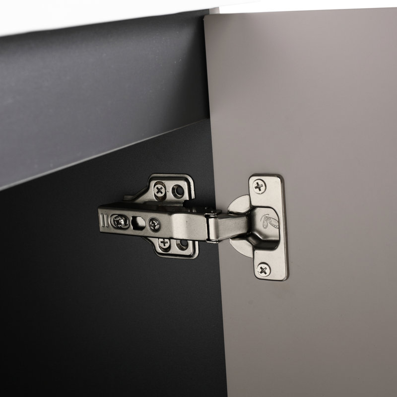 Modern 30" Bathroom Cabinet - Khaki With Soft-Close Door Function Installation