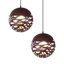 Giada Copper Ball Pendant Light – Modern Open Lampshade with E27 LED Bulb for Stylish Ceiling Lighting