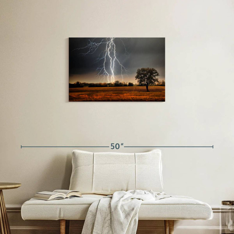 Alvord Field Lightning, 20" H x 30" W
