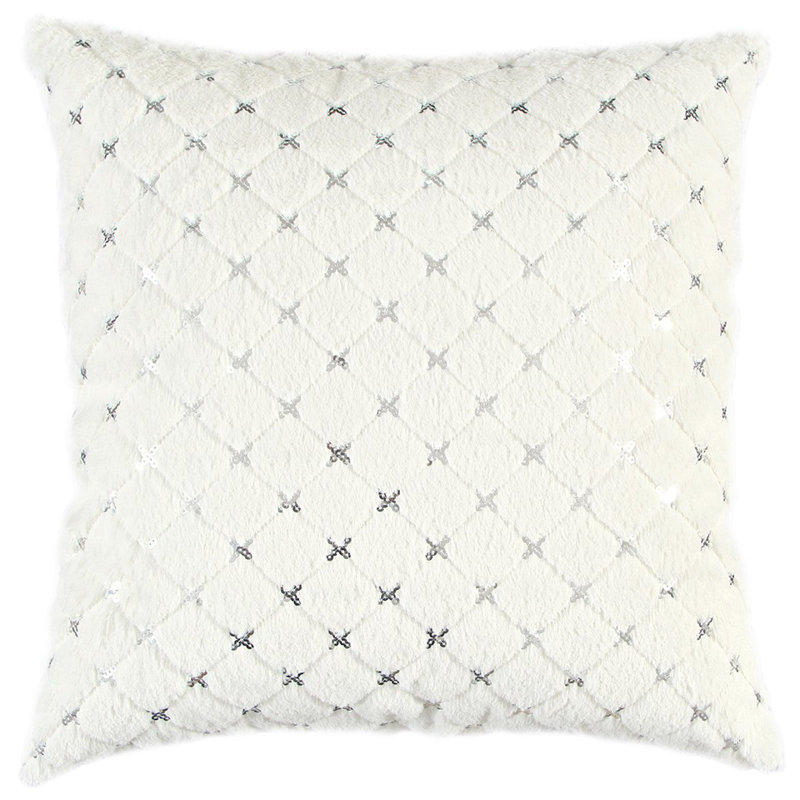 Coussin décoratif ivoire
