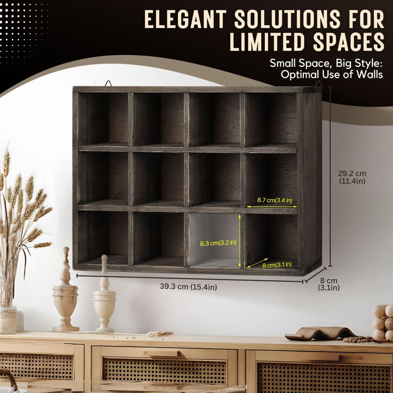 Bricelyn Wood Floating Shelf