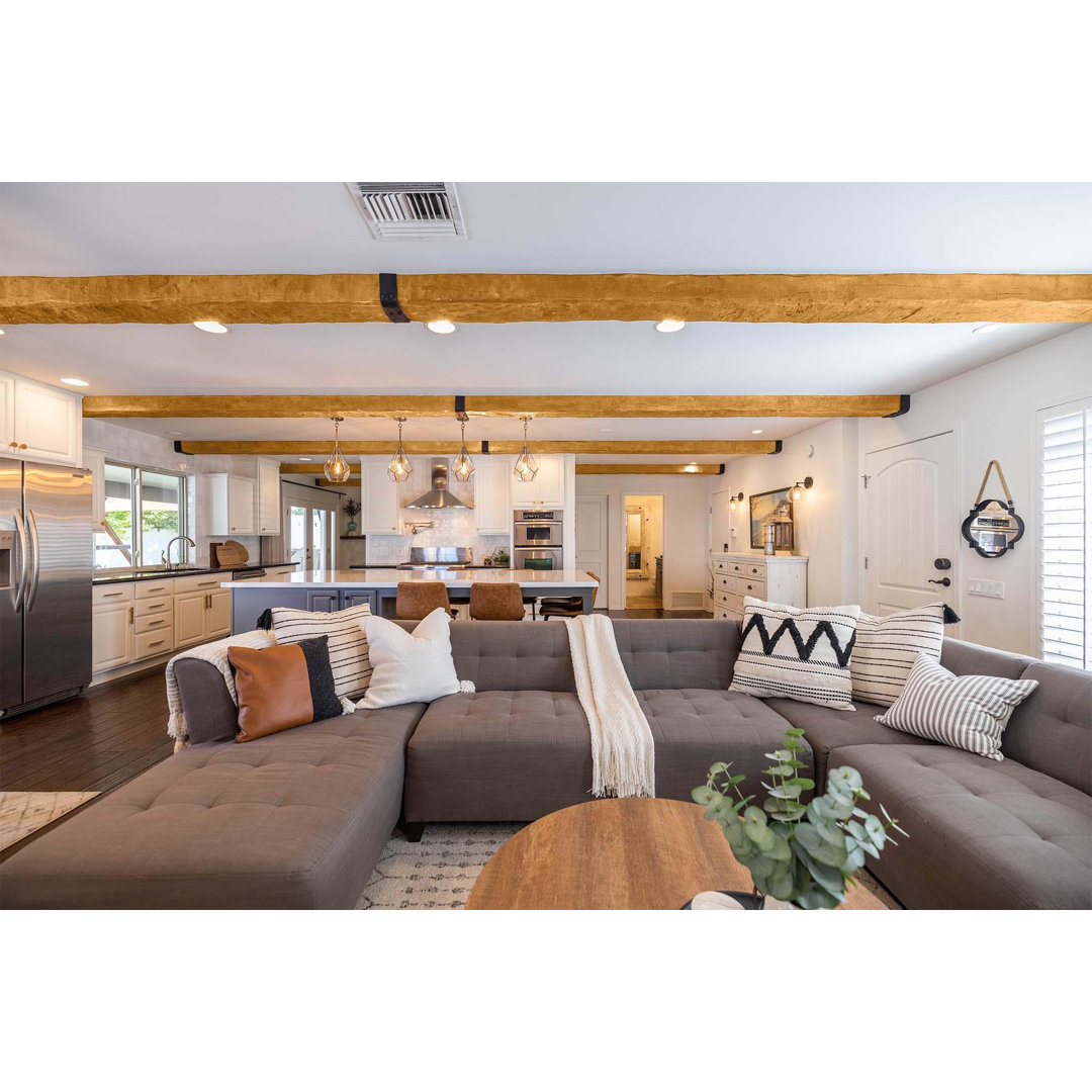 5" H x 5" W x 13" D Hand Hewn Faux Wood Beam (Set of 2) Architectural Products by Outwater L.L.C. 