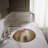 Rhythm Metal Oval Undermount Bathroom Sink-1730013