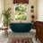 63" L Solid Surface Stone Freestanding Soaking Bathtub with Towel Rack-118565509