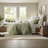 Premium Linen Bedding Sets, Durable Olive Green, Comfortable Home Décor
