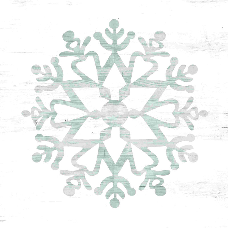 " Snowflake Dreams II " by Cindy Jacobs Painting Print, 30" W x 30" H