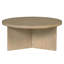 Table basse moyenne ronde, 36 po de largeur, 16,5 po de hauteur, assemblage requis pour l'installation de la table de finition, utilisation requise-379480505