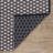 Dainty Diamond Navy/Ivory Handwoven Cotton Rug-1516833085