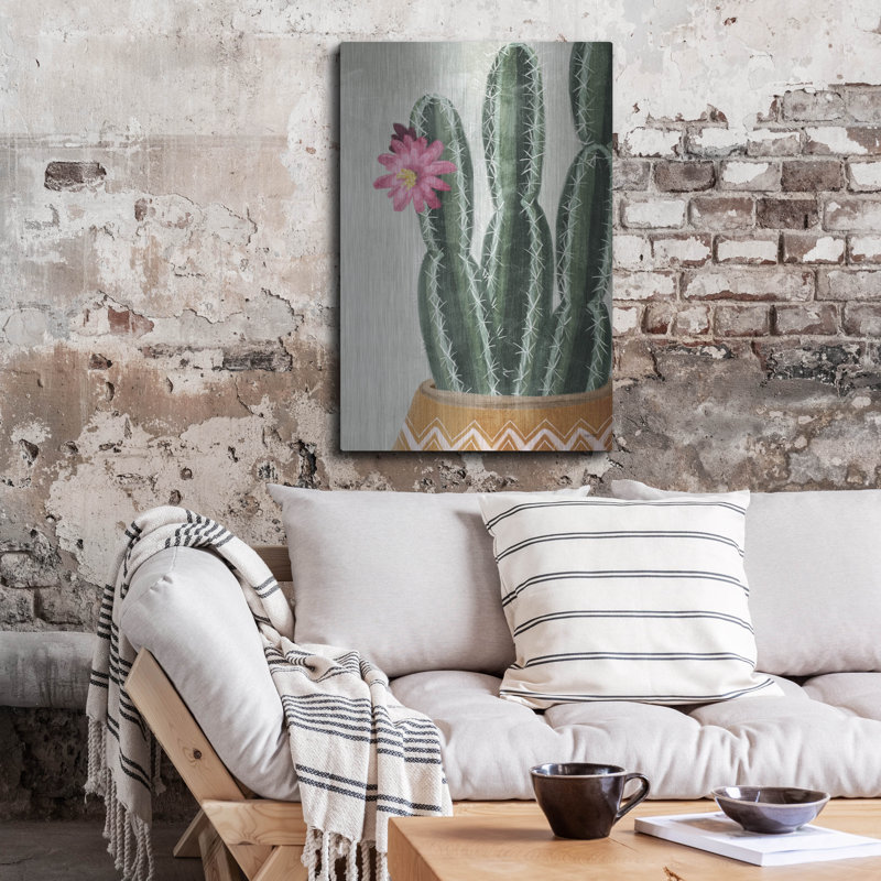 «Flowering Cactus» par House Fenway, H 36 po x l 24 po