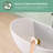 55'' Freestanding Soaking Solid Surface Bathtub