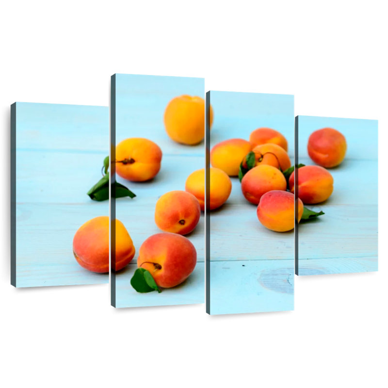 Yarlin Apricots On Table, 27" H x 43" W