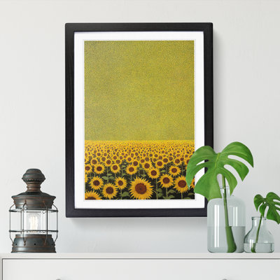 Unique Sunflower Field Vol.2 1 Piece Single Picture Frame Wall Art