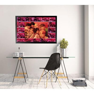 «BTS», affiche encadrée 36 x 24