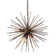 Lasharra 6 - Light Iron Dimmable Sputnik Sphere Chandelier