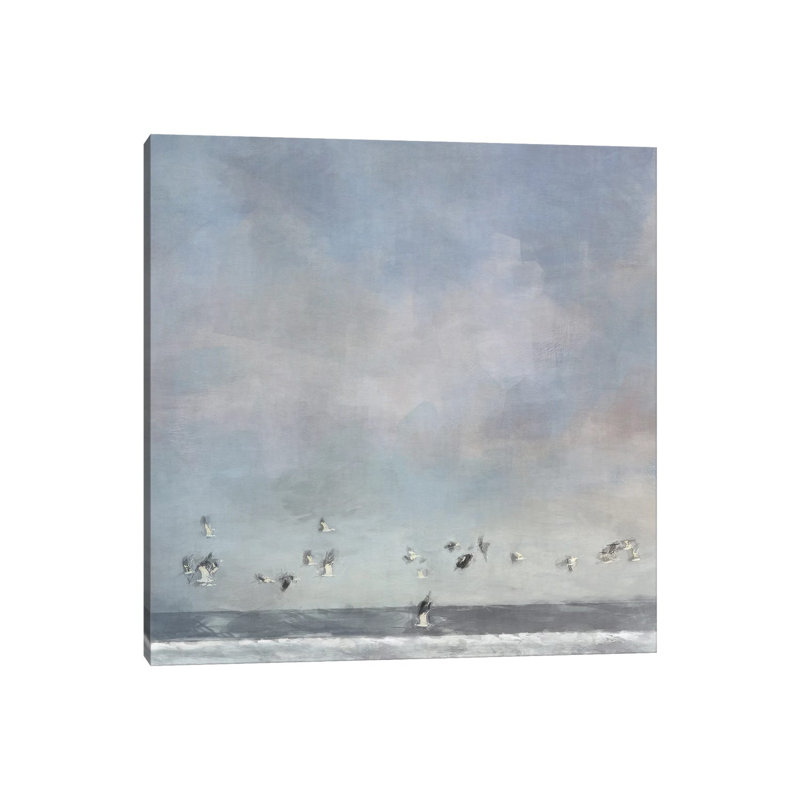 Birds Passing by Noah Bay - Wrapped Canvas Gallery-Wrapped Canvas Giclée, 30.48 cm H x 30.48 cm W