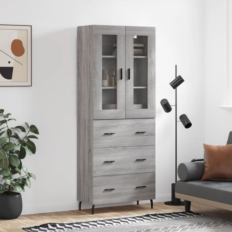 Ingulu 69.5cm Sideboard, Grey Sonoma