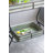 32X15x31" Maggie Galvanized Tray Table Accent Table